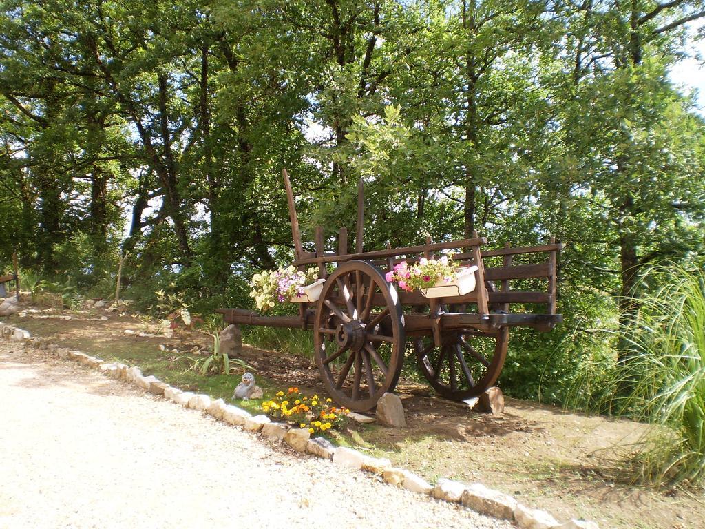 Les Roziers - Roulotte Bed & Breakfast Bagnac Bagian luar foto